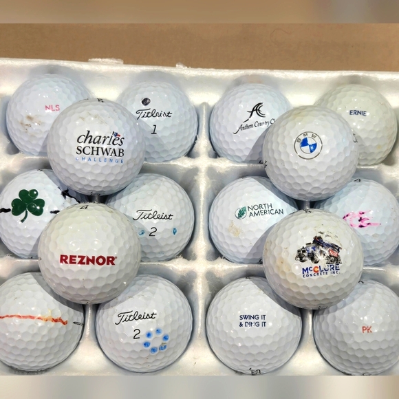 20 Titleist ProV1 white golf balls. Good to Very Good playing condition - Picture 3 of 6